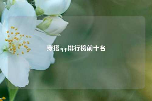 穿搭app排行榜前十名