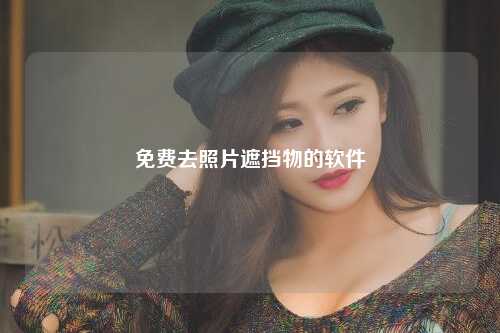 免费去照片遮挡物的软件