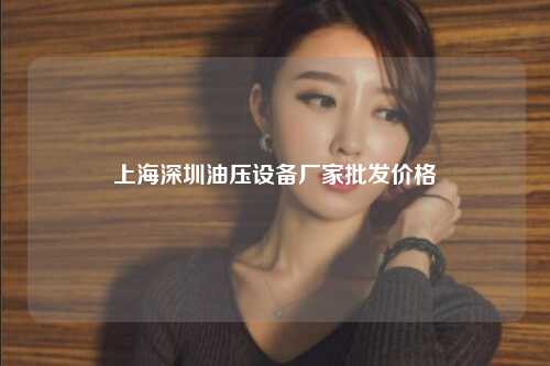 上海深圳油压设备厂家批发价格